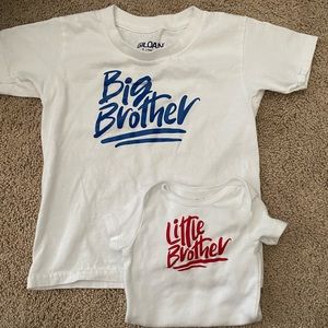 Custom made Big/Little brother shirts